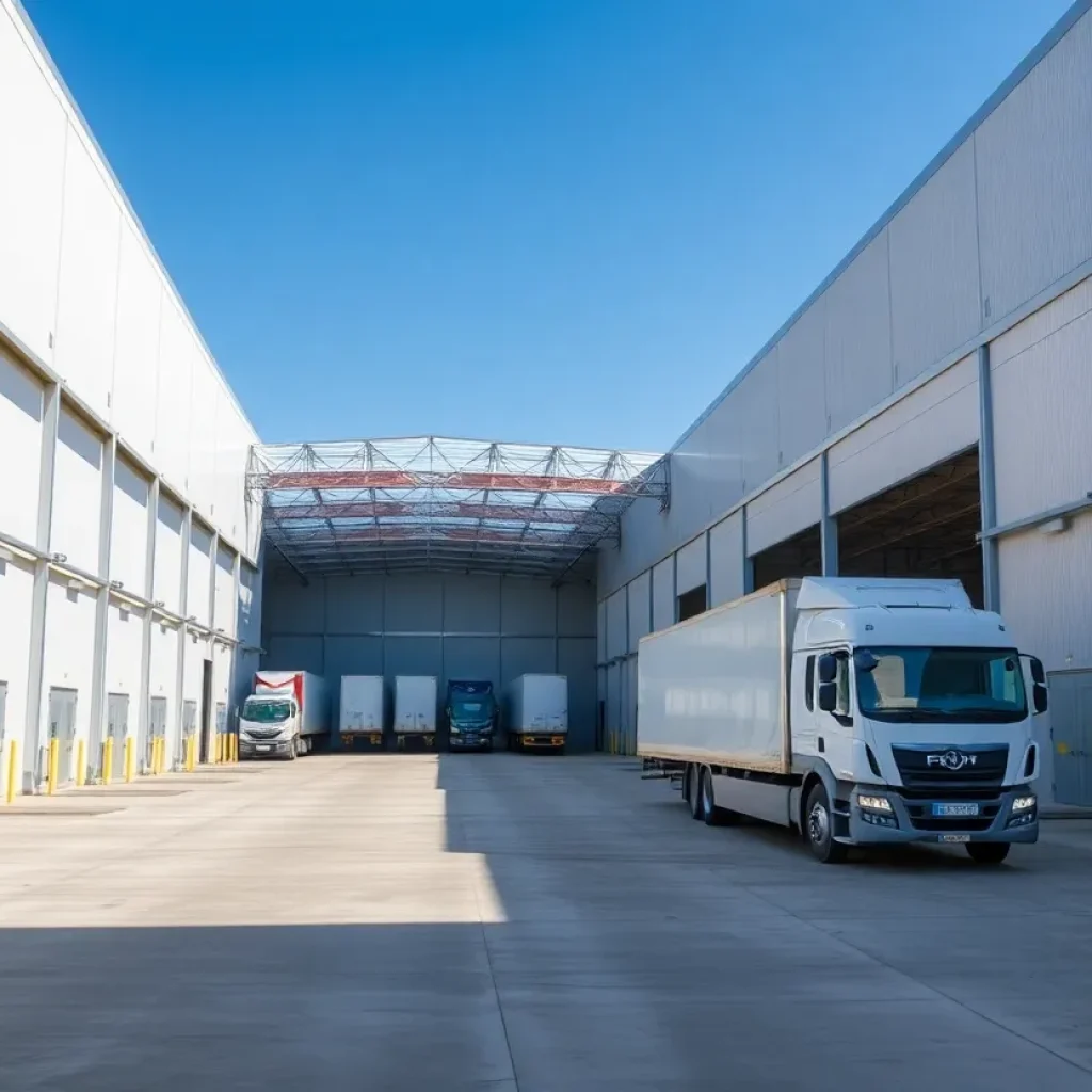 Cold storage warehouse for food production