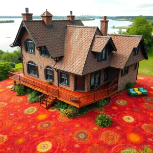 Carpet Castle in Michigan, a uniquely designed home