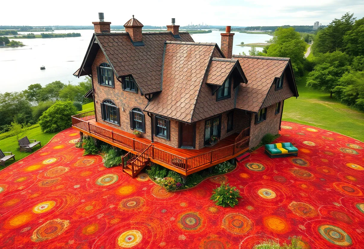 Carpet Castle in Michigan, a uniquely designed home