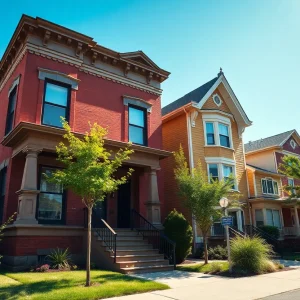 Exterior view of a renovated home featured on Bargain Block in Detroit