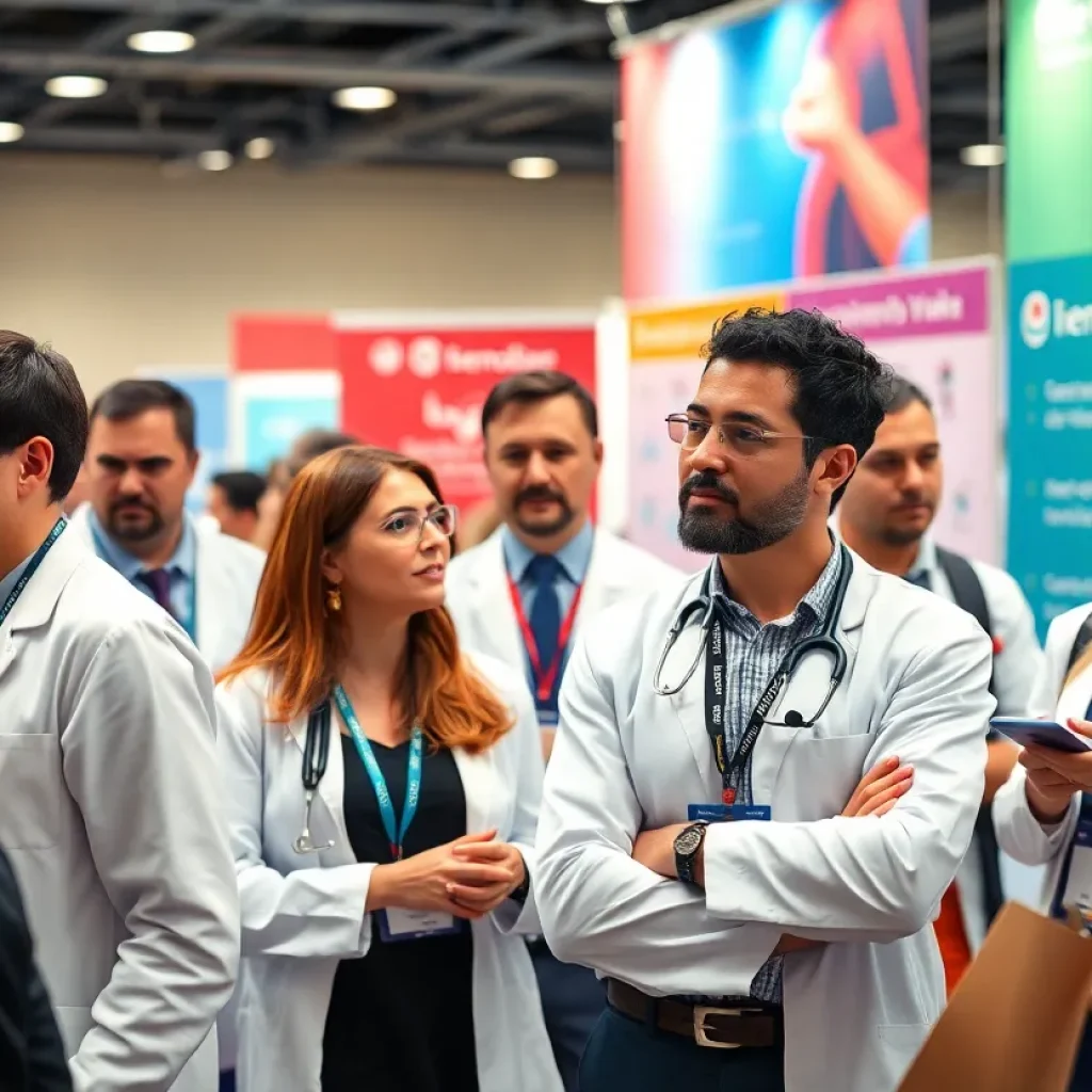 Hematology experts discussing research at the European Hematology Association Congress 2025.