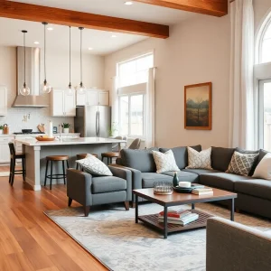 Beautifully renovated modern kitchen with updated features