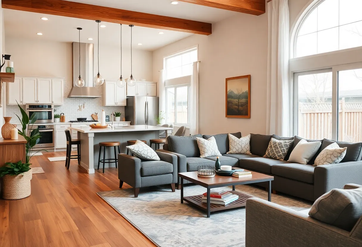 Beautifully renovated modern kitchen with updated features