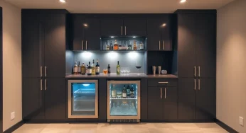 Trendy and Functional Basement Wet Bar Ideas