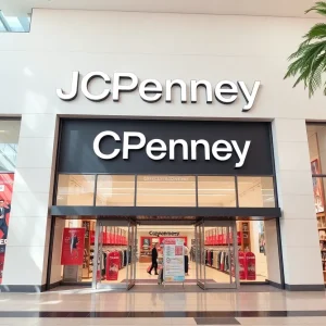 Exterior view of a JCPenney store