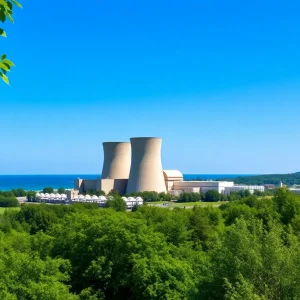 Palisades Nuclear Plant near Lake Michigan