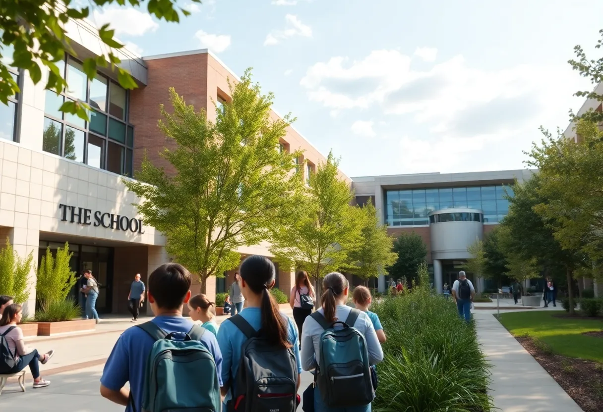 Students at a top high school in Michigan engaged in learning