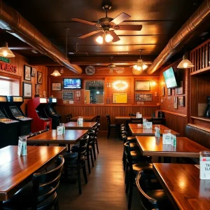 Interior of the Wurst Bar in Ypsilanti