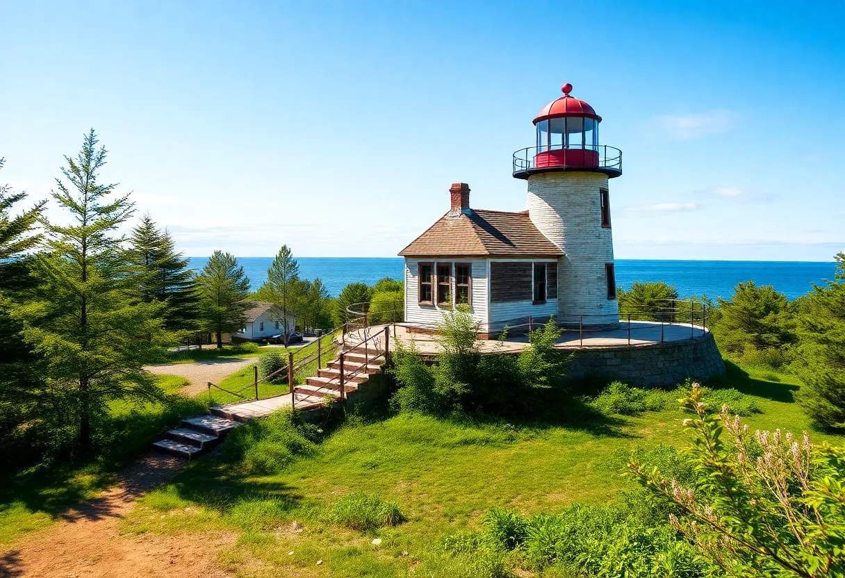 A community effort in restoring Beaver Head Lighthouse