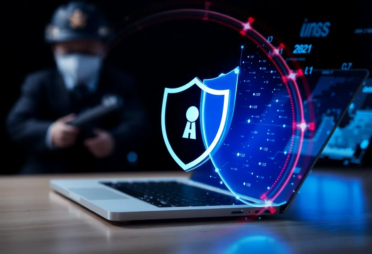 Conceptual image representing online child safety