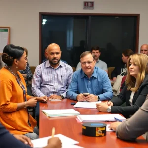 Community meeting on development and planning