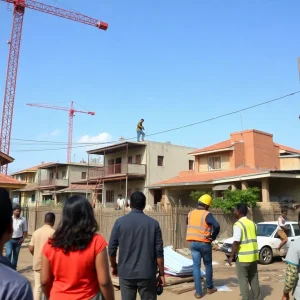 Renovation activity in a Detroit neighborhood