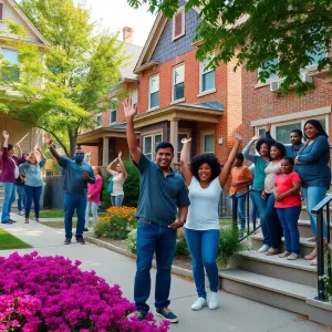 Renovated homes in Detroit with gardens and community activities