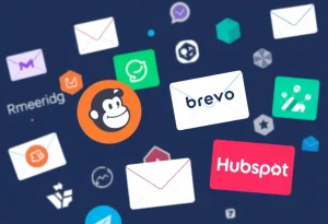 Overview of top email marketing platforms including Brevo, Mailchimp, and HubSpot
