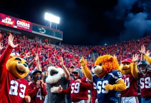 Rivalry football game between Michigan State Spartans and Michigan Wolverines.