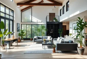 Modern living room showcasing renovation ideas with fresh decor