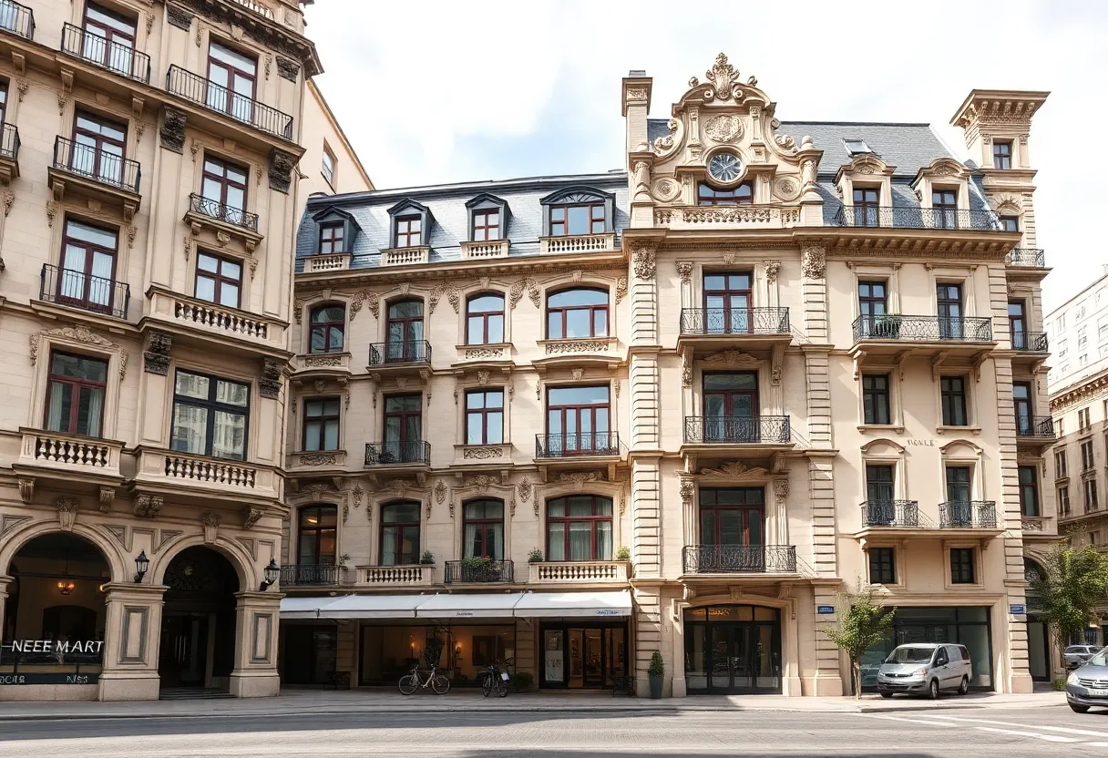 Interior view of Amsterdam Lofts showing modern and historic design elements.