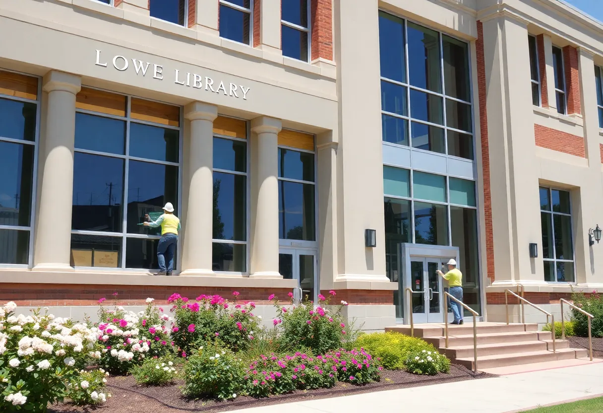 Rendering of the renovated Skillman Branch Library in Detroit