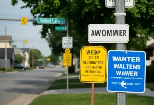 Boil water advisory lifted sign in Commerce Township