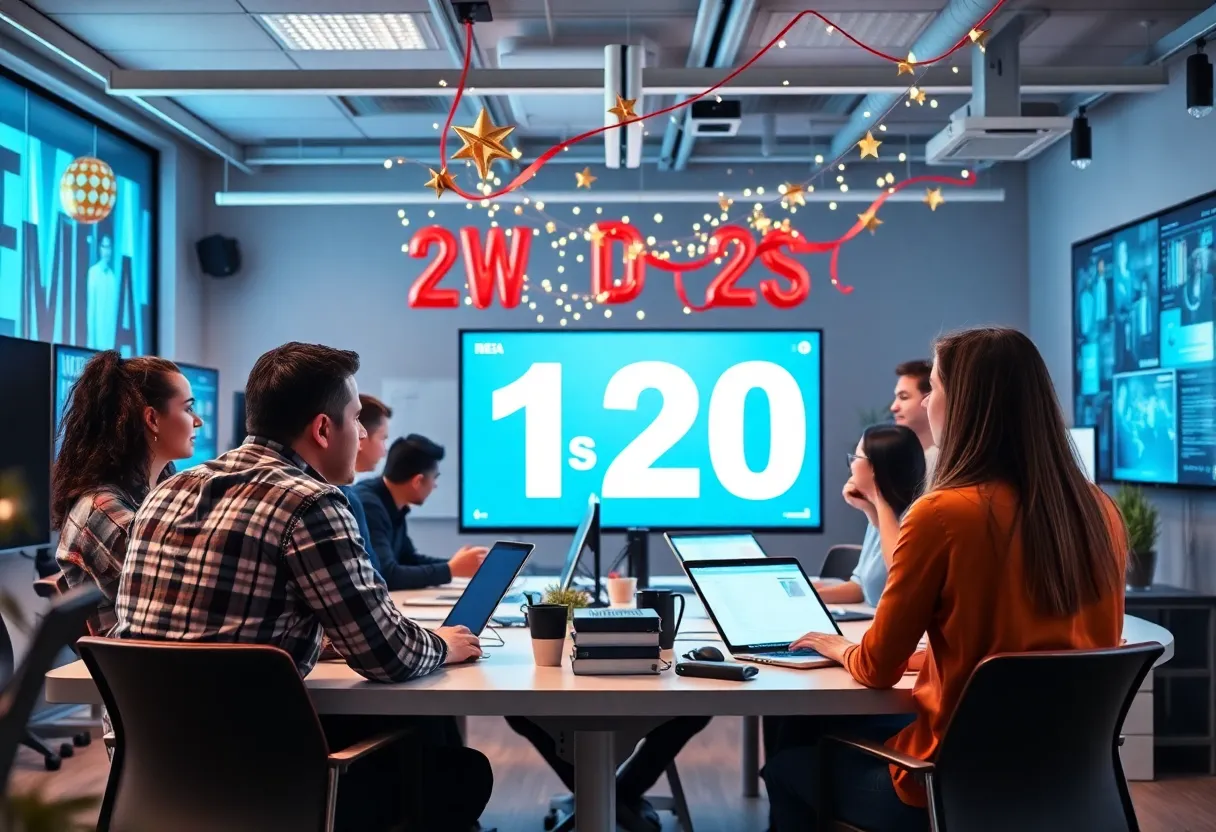 Boomcycle Digital Marketing team celebrating 20 years