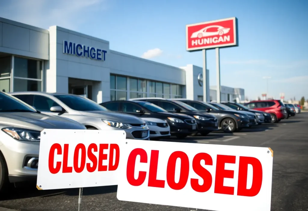 Closed Car Dealership in Michigan