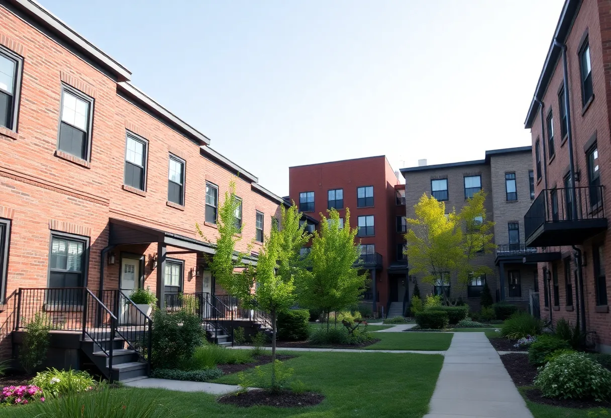 Families in Detroit engaging in home renovations and community improvement projects.