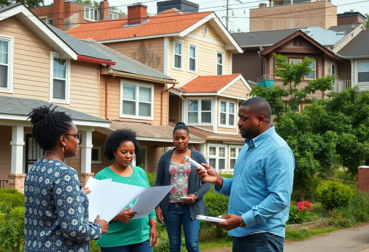 A vibrant District 6 neighborhood undergoing home renovations