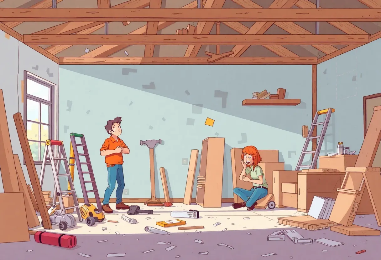 Couple facing challenges in home renovation