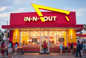 New In-N-Out restaurant in Tennessee with happy customers