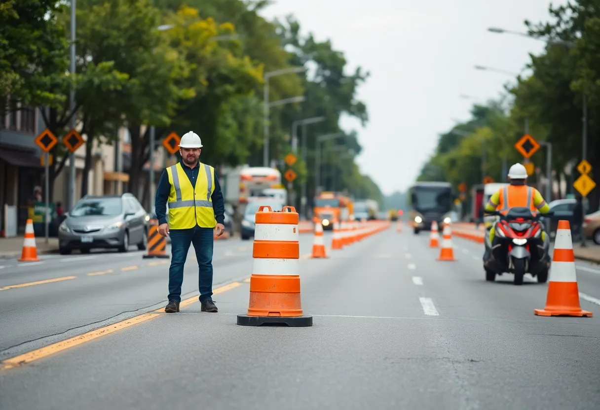 Road construction in Lansing funded by marijuana tax