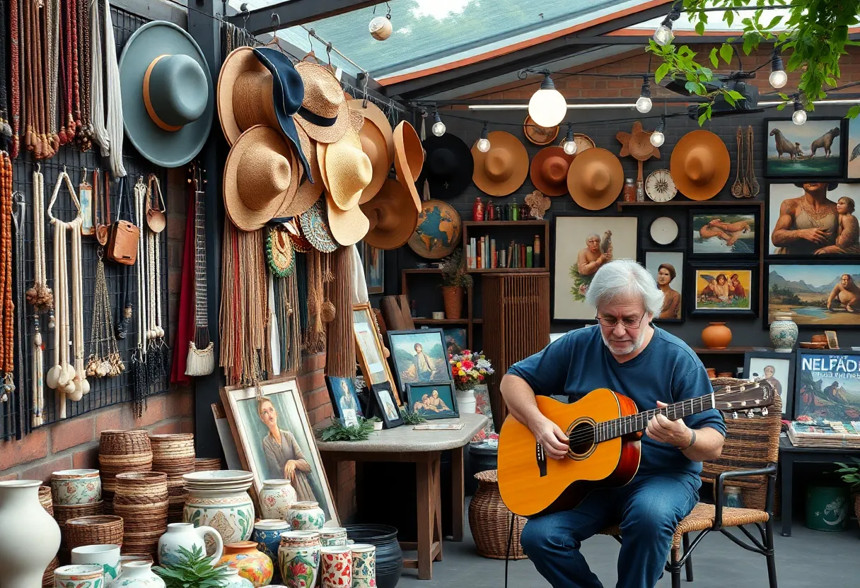 Artisans display their handcrafted items at the Michigan Makers Market