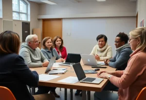 Community workshop on unemployment benefits