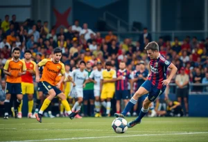 Novi Wildcats in action during a soccer match
