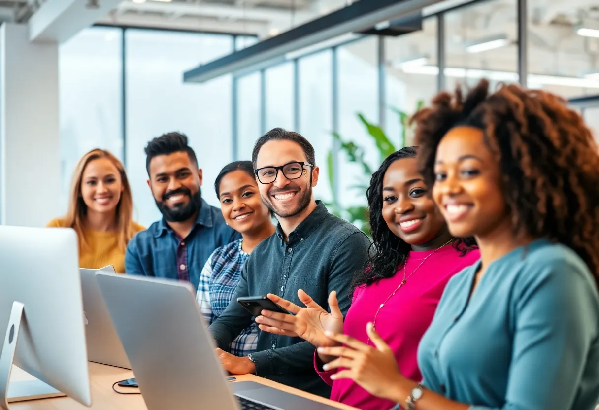 OMN Next Gen SEO marketing team utilizing AI technology