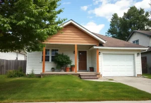 A stunning interior of a renovated foreclosed home