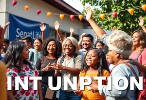 A community event celebrating inclusivity and support.