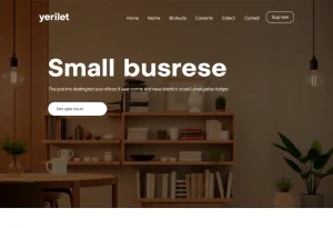 A modern website design for small businesses