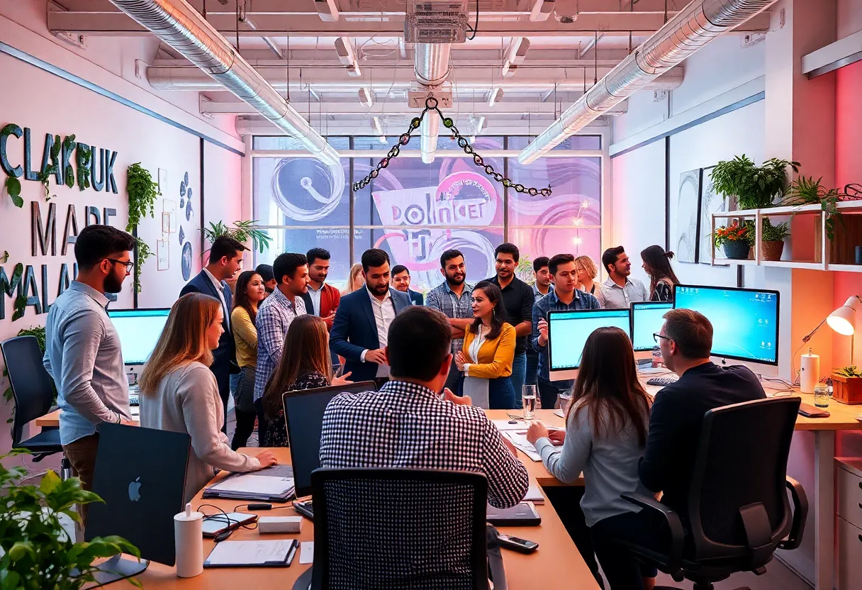 Celebration at Boomcycle Digital Marketing 20th Anniversary