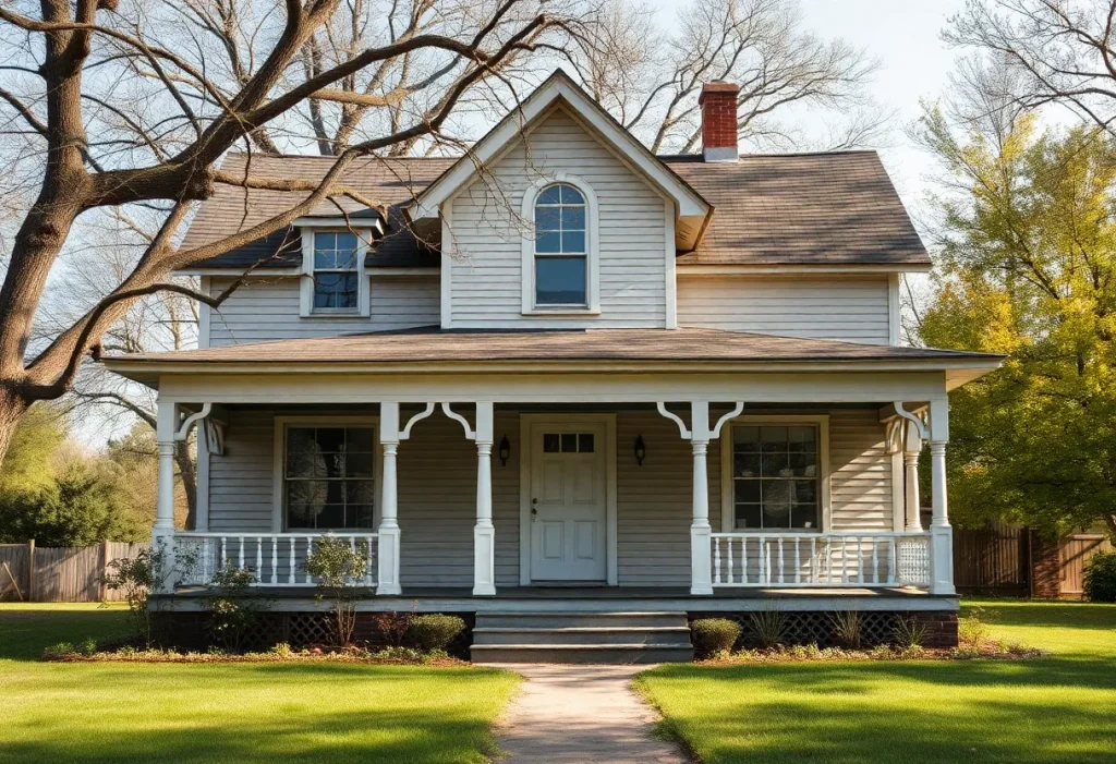 A charming historic home in Kansas ready for renovation.