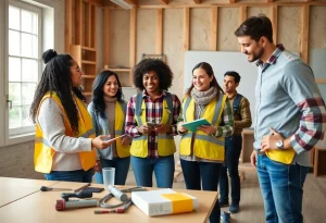 Participants engaged in an energy efficiency training program in Detroit.