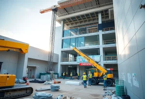 Construction of the Emergency Department at Trinity Health Ann Arbor