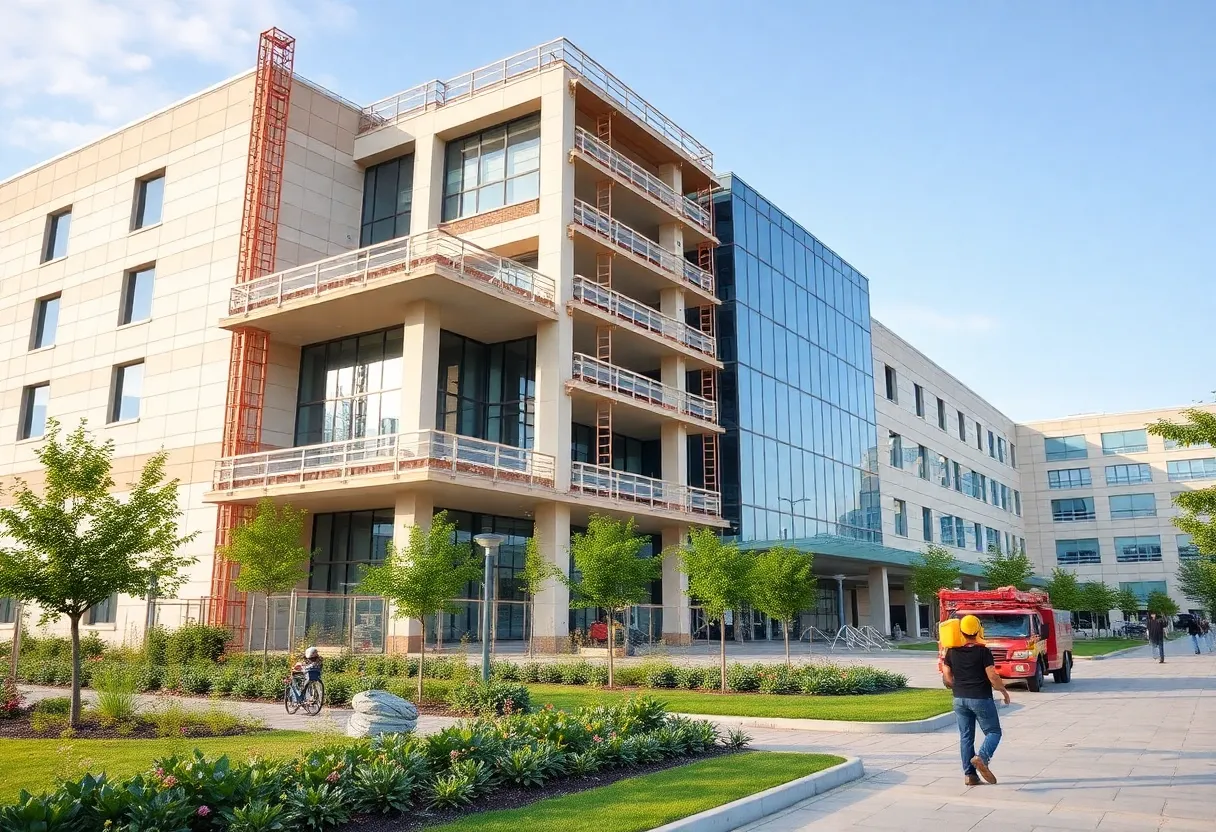 Renovation work taking place at Trinity Health Ann Arbor Hospital