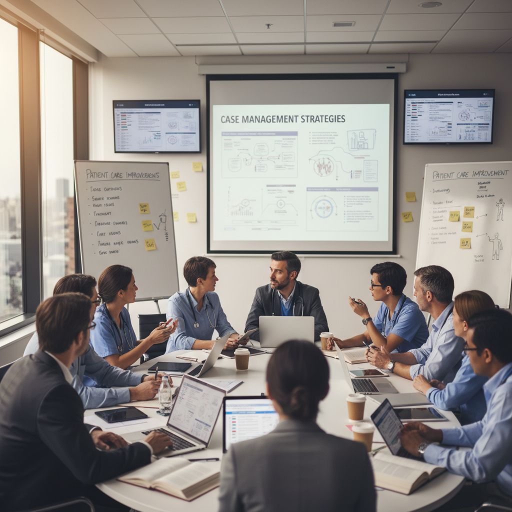 Participants engaging at the ACMA conference focused on case management.