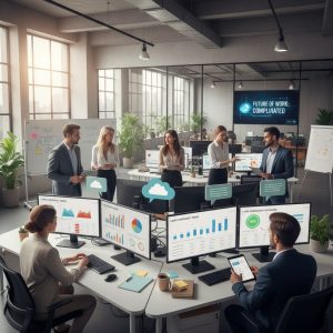 LCP CaseViewâ„¢ software interface being used in an office environment