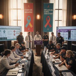 Attendees at the NCCN Summit discussing cancer care for veterans