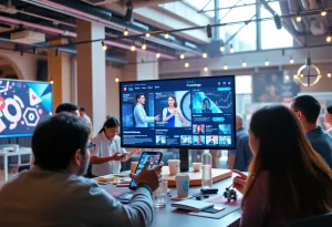 Visual representation of emerging trends in social media marketing for 2026