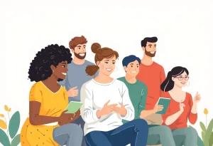 Diverse people participating in health activities, promoting trust in health marketing.