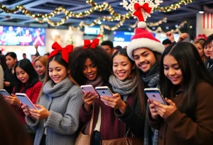 Influencers using social media to promote holiday products