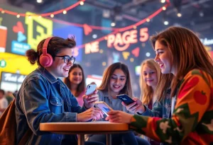 Gen Z consumers engaging with brands on social media platforms