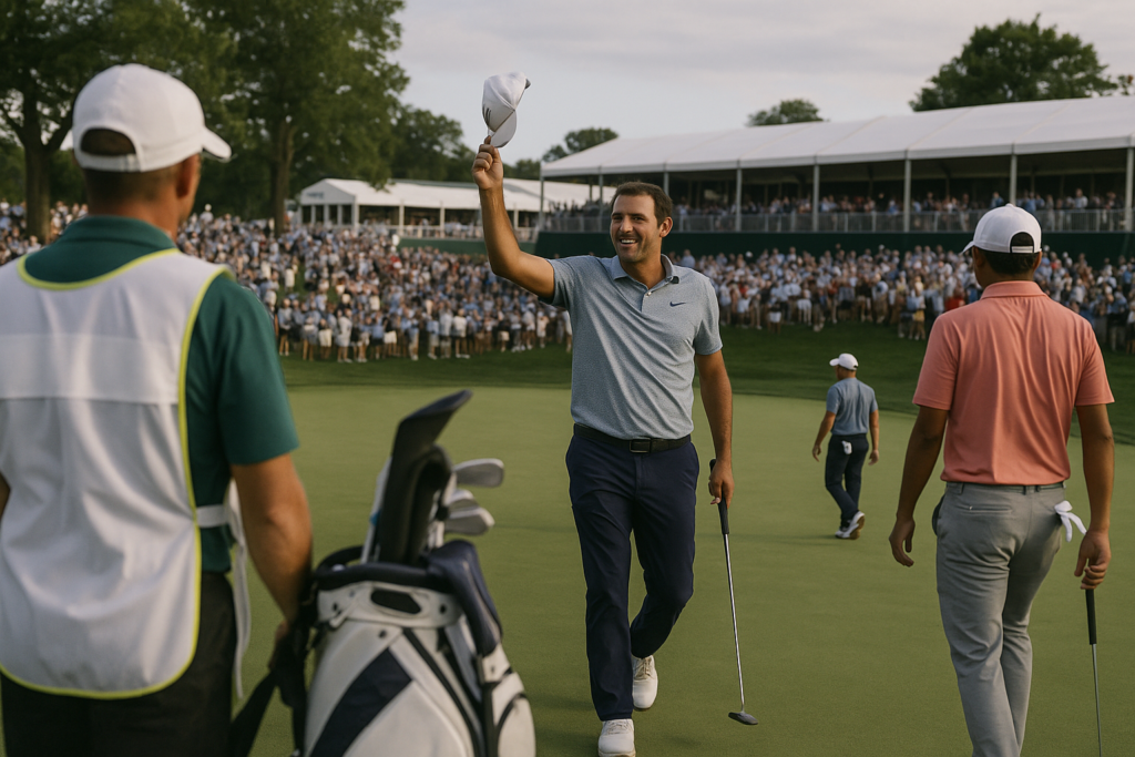 Scottie Scheffler Takes Lead at Travelers Championship with Stunning 60